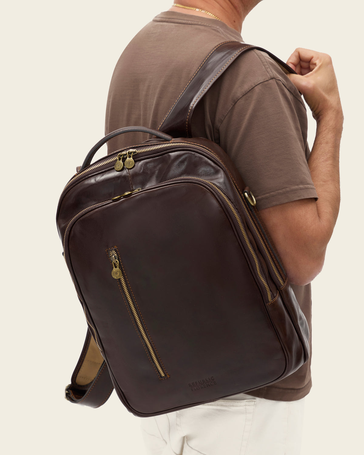 Belfast Moro - Leather Backpack