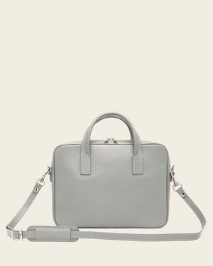 Glasgow Grey - 14" Leather Briefcase
