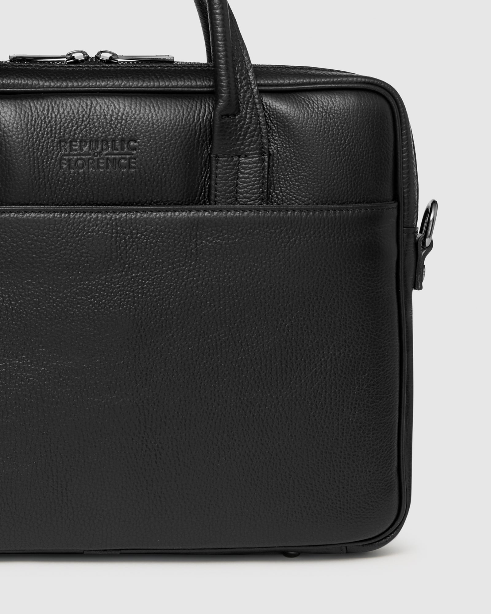 Glasgow Pebble Black - Laptop Bag