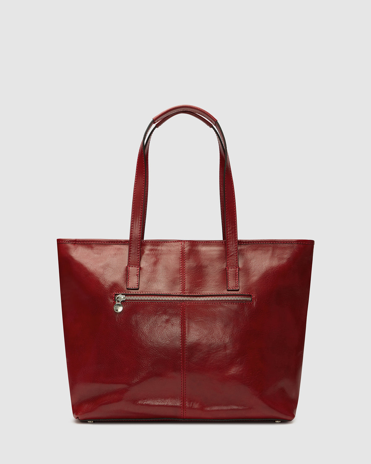 Beatrice Rosso - Leather Work Tote