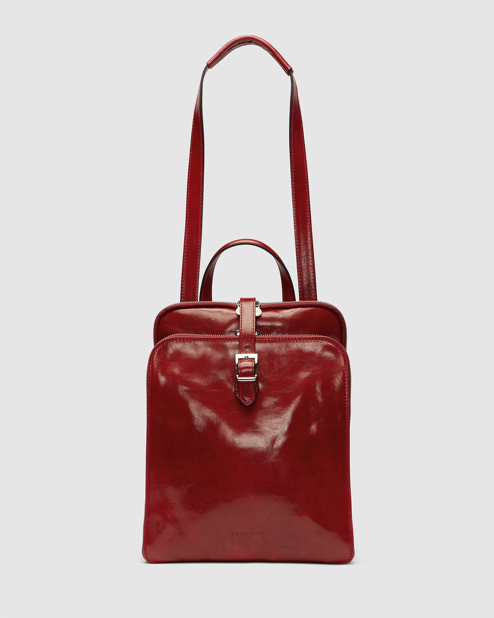 Emma Rosso - 3-in-1 Convertible Leather Backpack