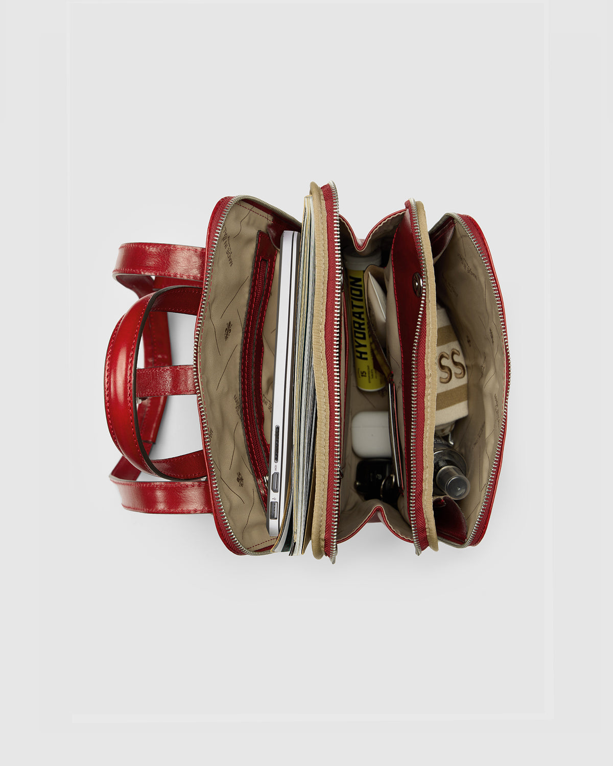 Emma Rosso - 3-in-1 Convertible Leather Backpack