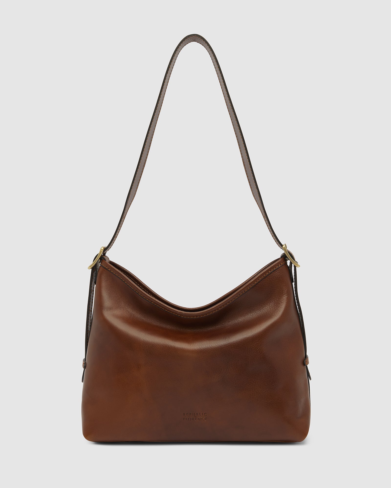 Sophia Earth - Leather Shoulder Bag