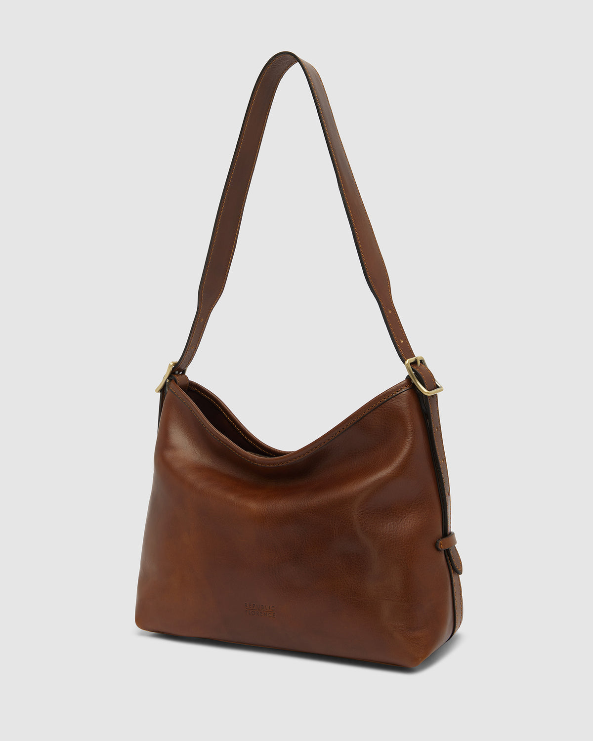 Sophia Earth - Leather Shoulder Bag