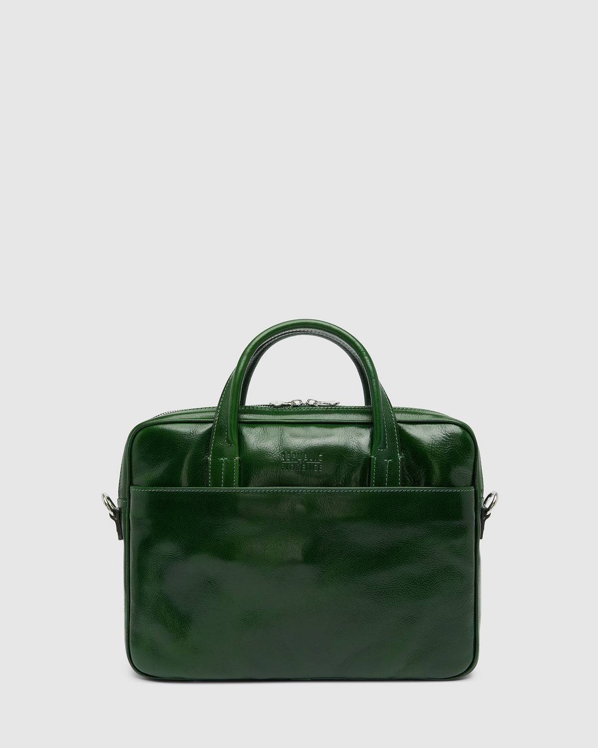 London Forest - 14" Leather Briefcase
