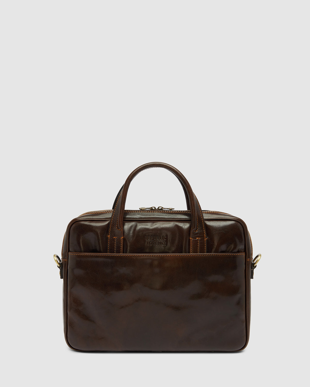 London Moro - 14" Leather Briefcase