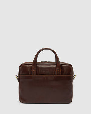 London Terra - 14" Leather Briefcase