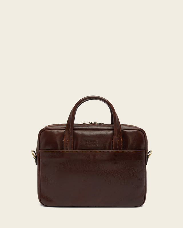 London Terra - 14" Leather Briefcase