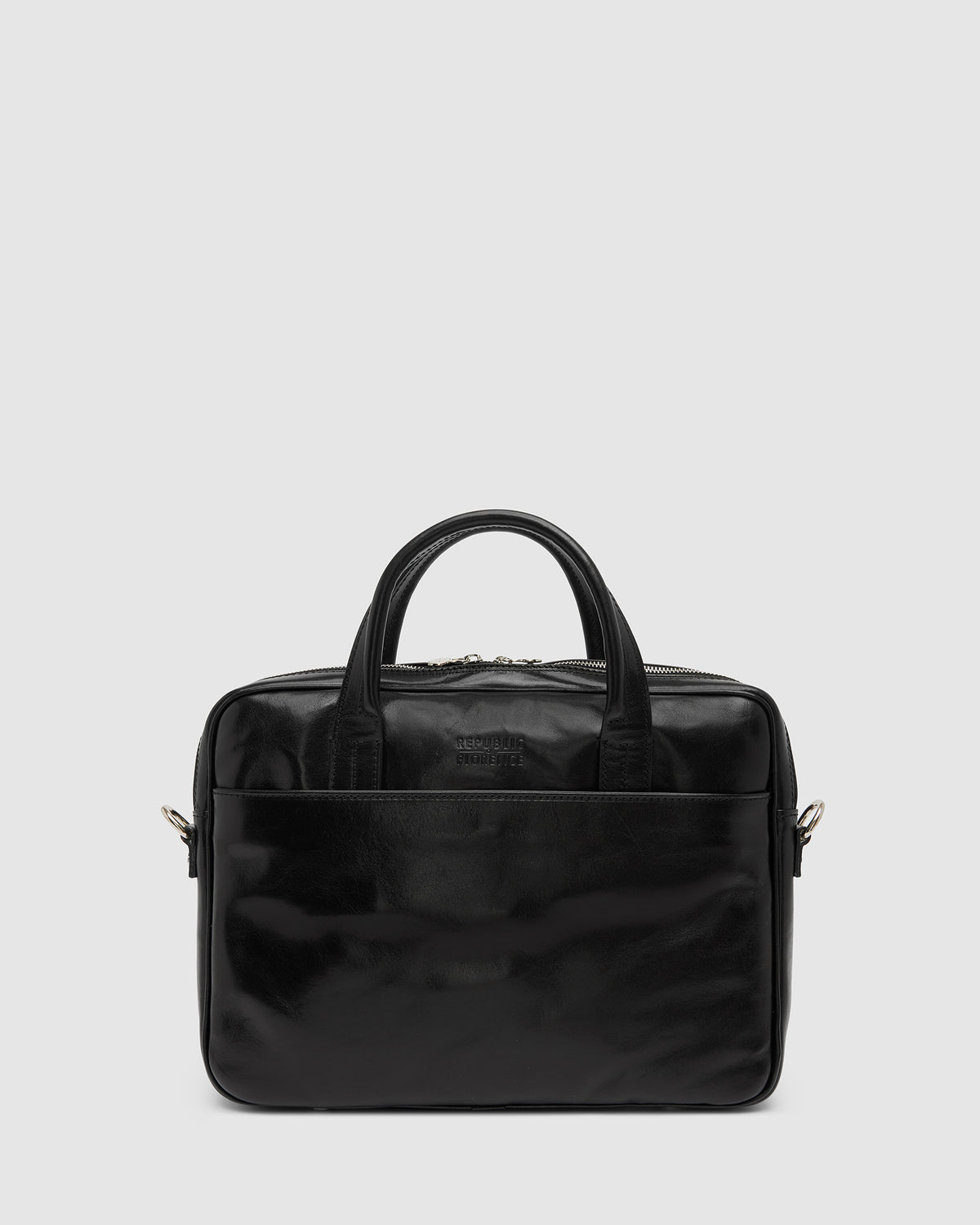 London Jet - 14" Leather Briefcase