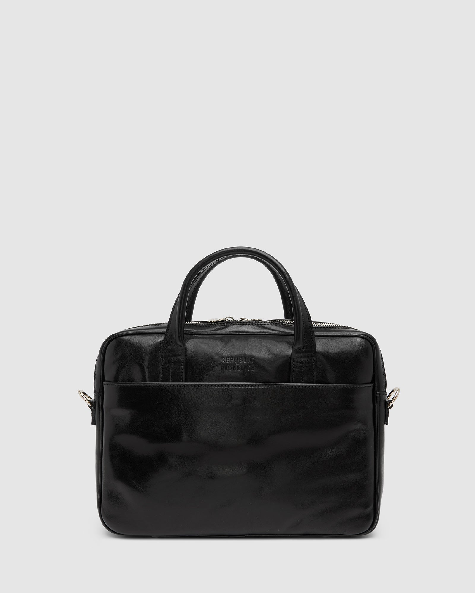 London Jet - 14" Leather Briefcase