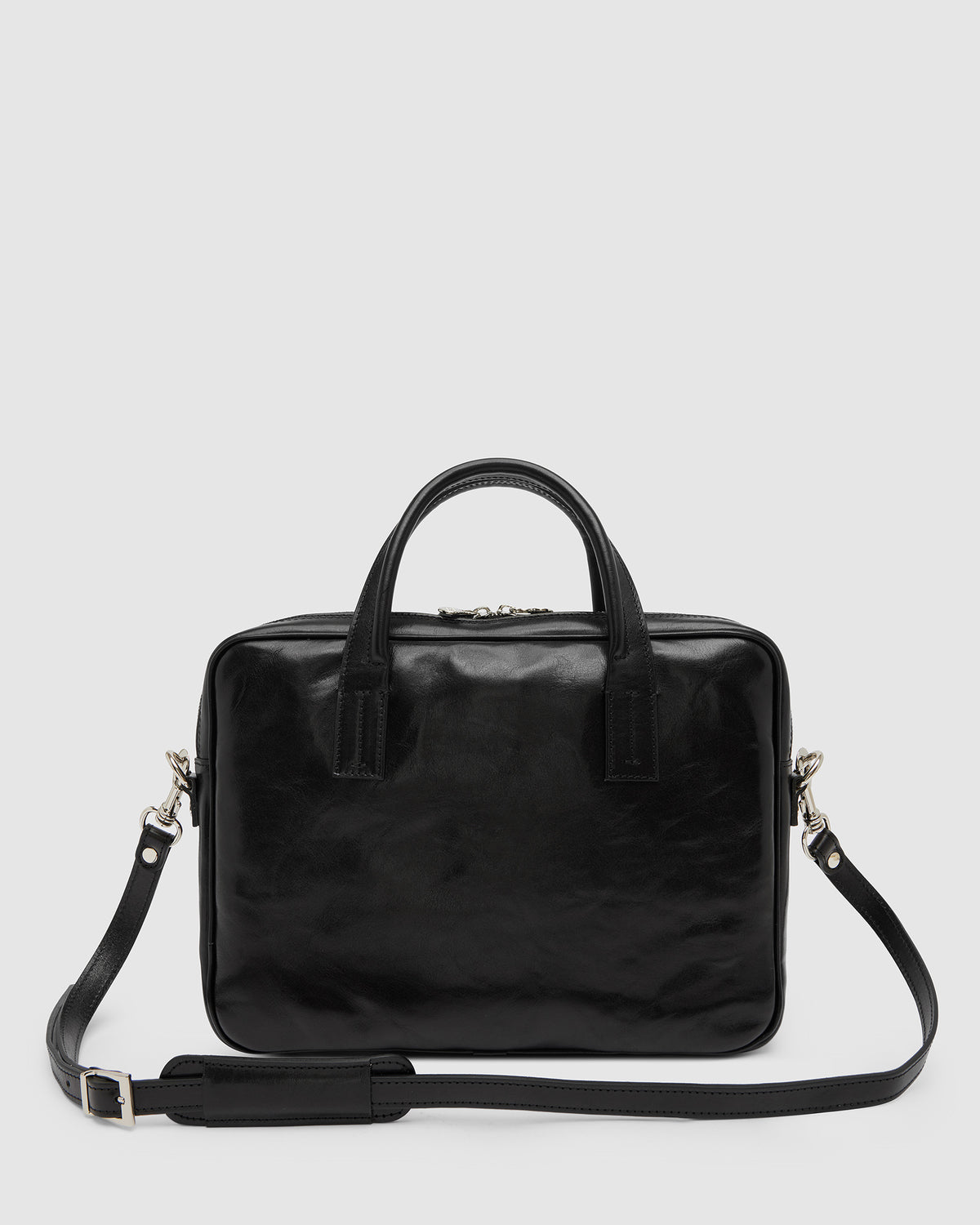 London Jet - 14" Leather Briefcase