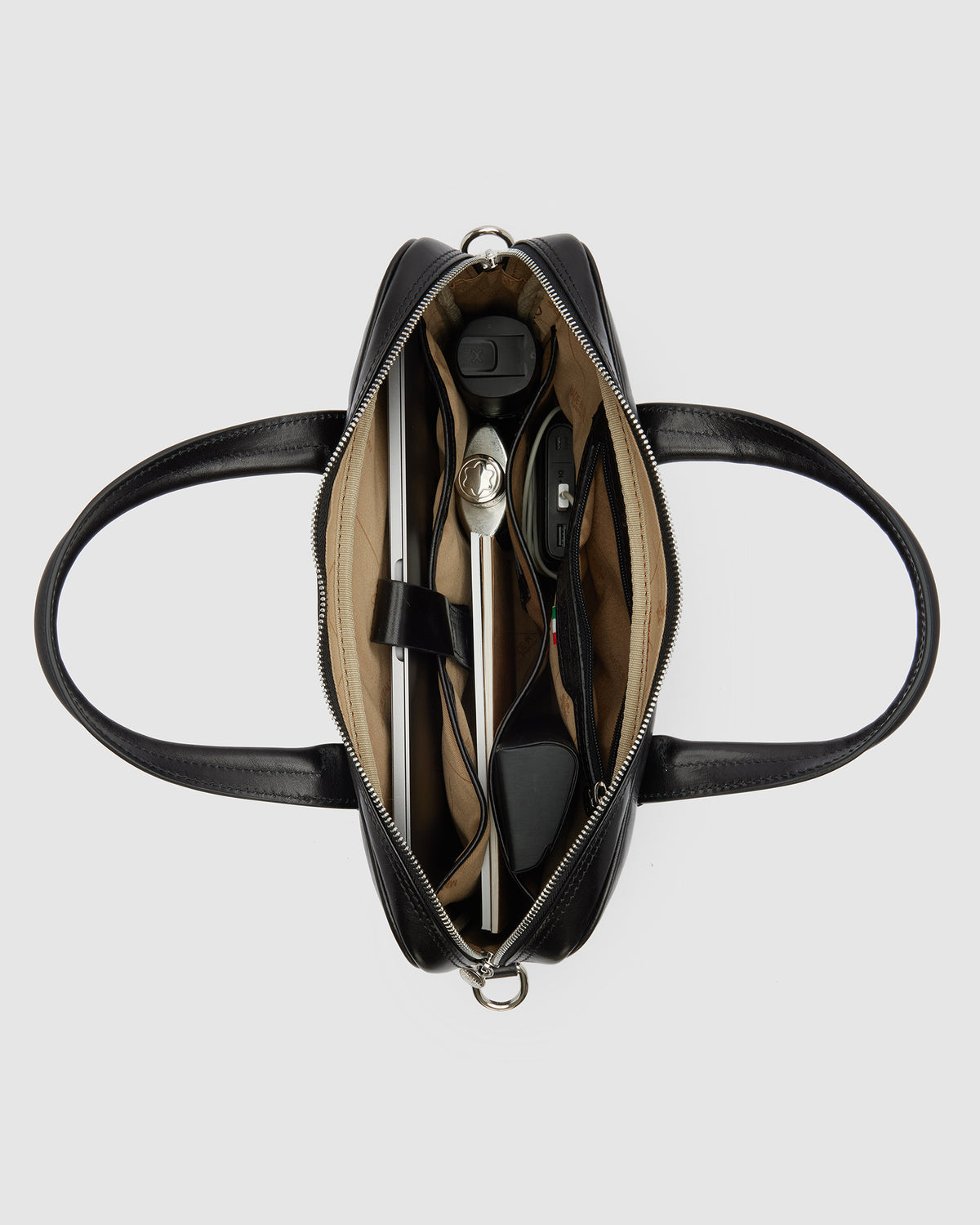 London Jet - 14" Leather Briefcase