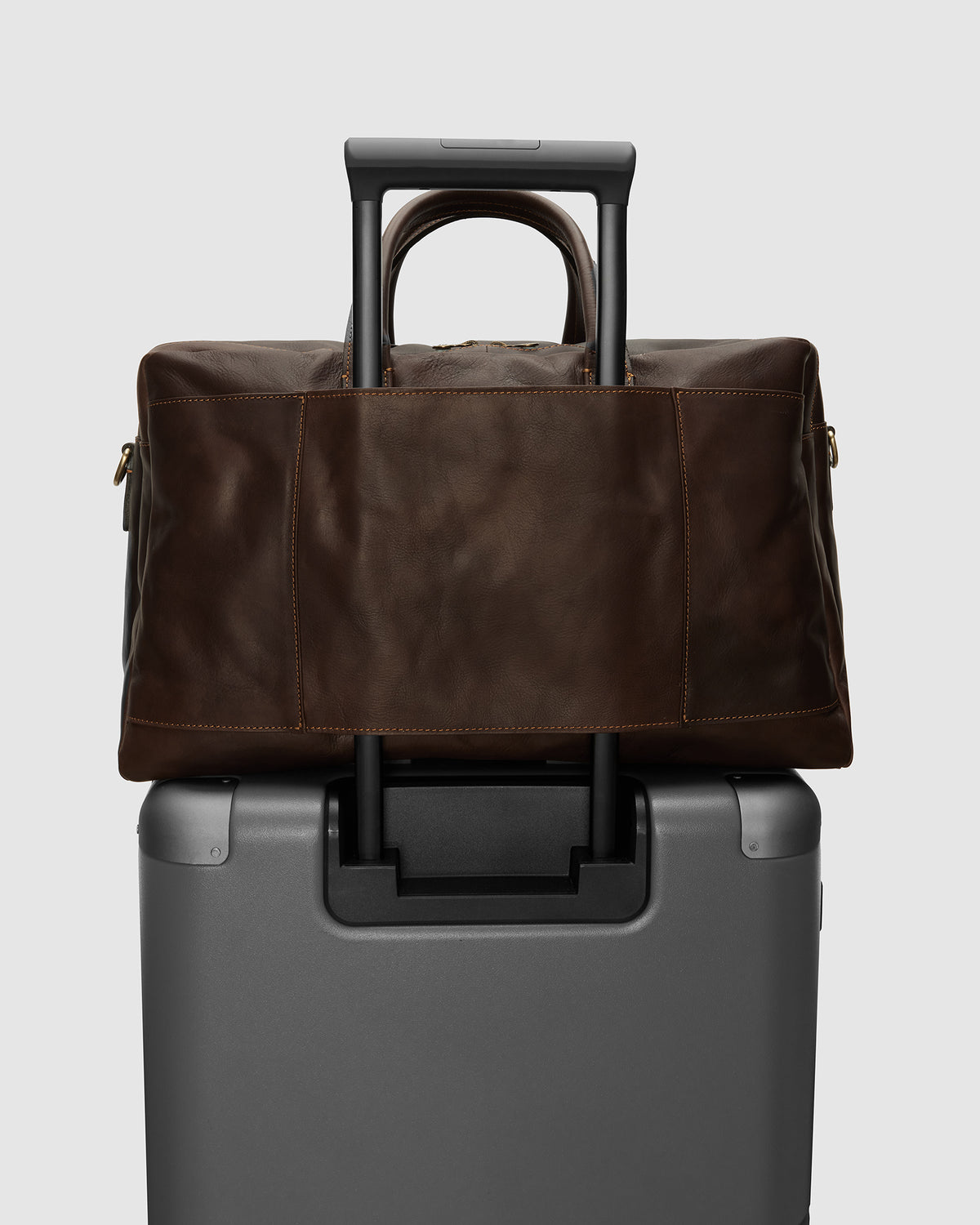 Magellan Espresso - Leather Tech Weekender