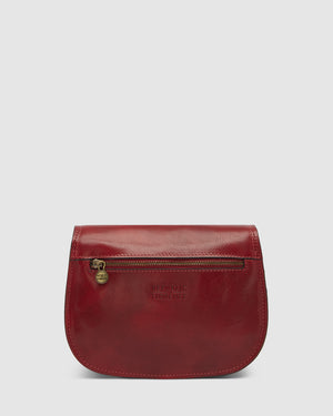 Mia Rosso - Leather Crossbody Bag