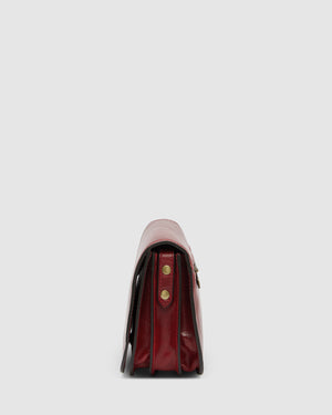 Mia Rosso - Leather Crossbody Bag