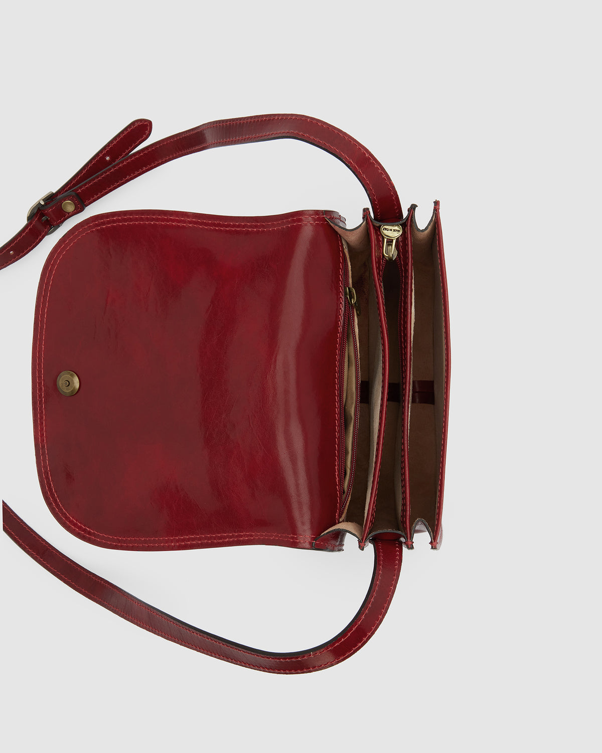 Mia Rosso - Leather Crossbody Bag