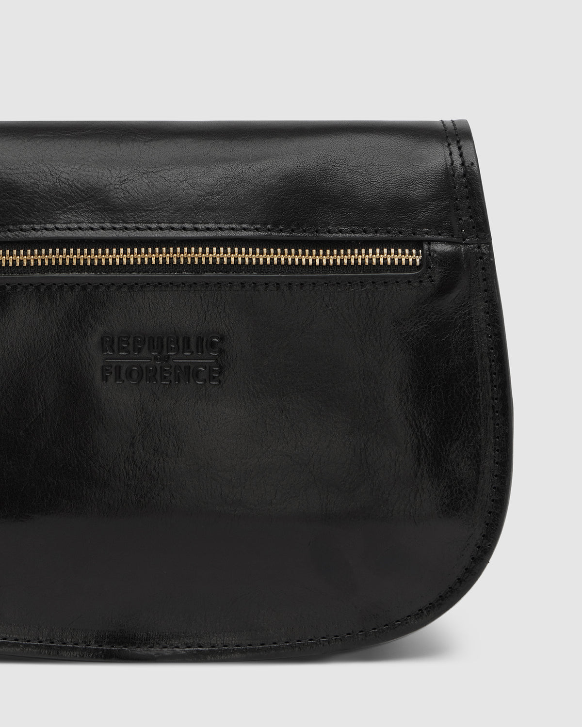 Mia Jet - Leather Crossbody Bag