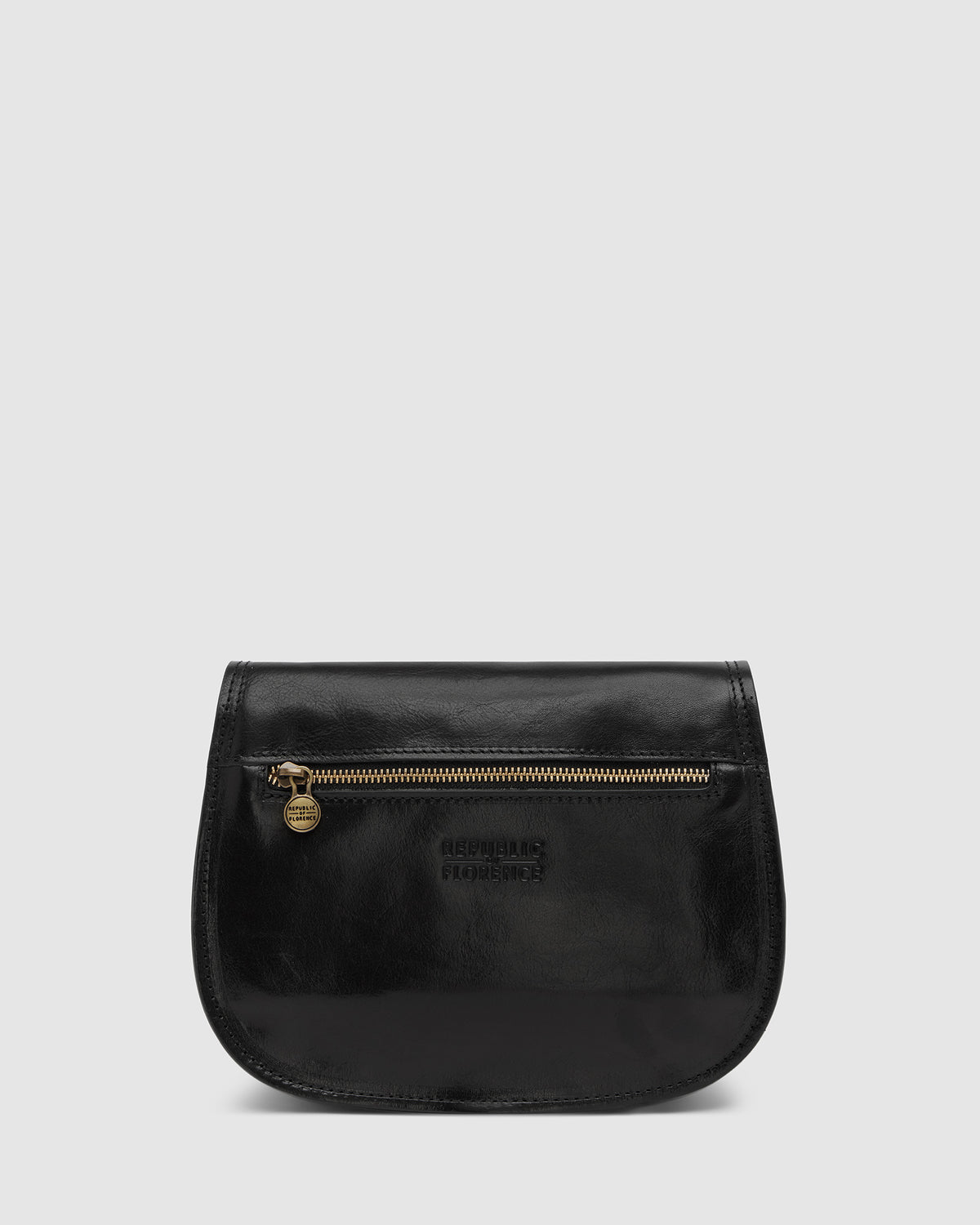 Mia Jet - Leather Crossbody Bag