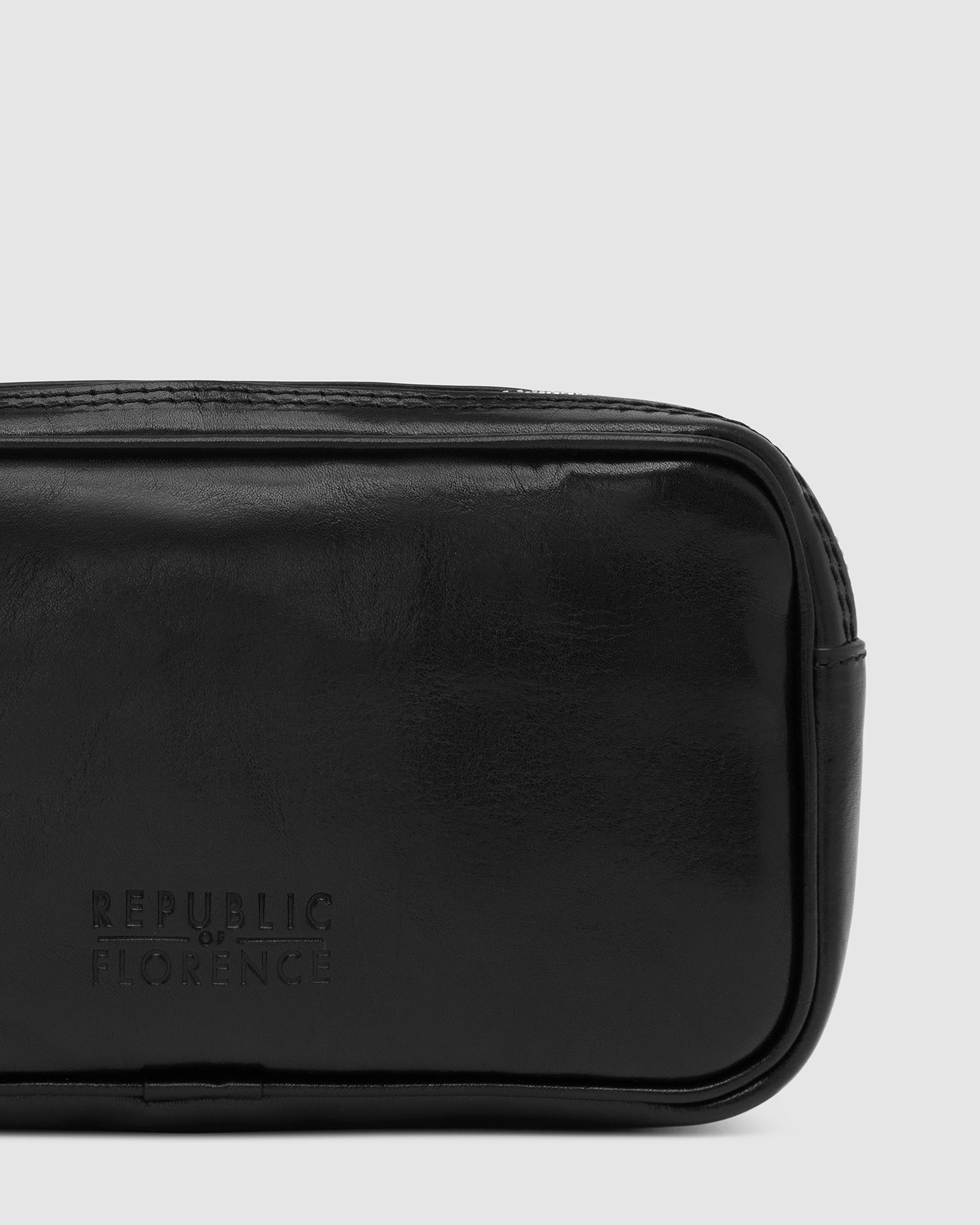 Marcus Jet - Leather Carry Pouch