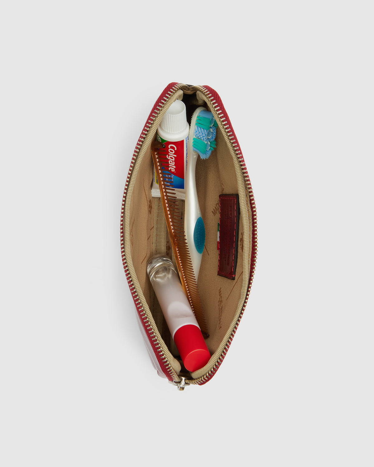Forma5 Rosso - Leather Zip Organiser