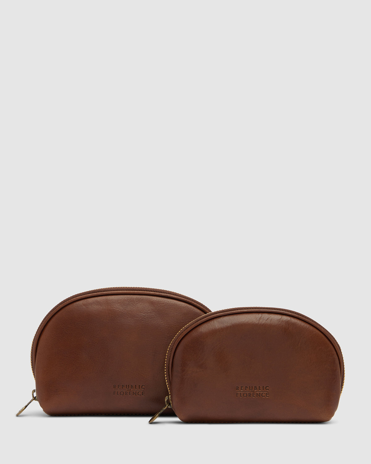 Duo Earth - Leather Pouch Set