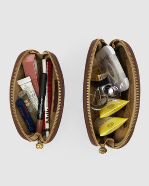 Duo Earth - Leather Pouch Set