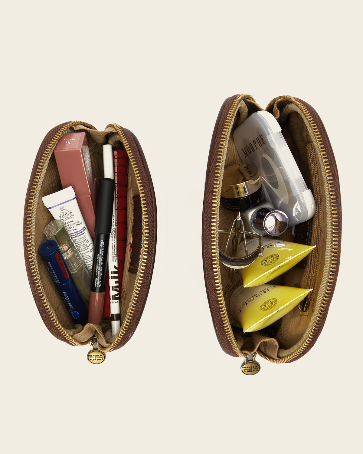 Duo Earth - Leather Pouch Set