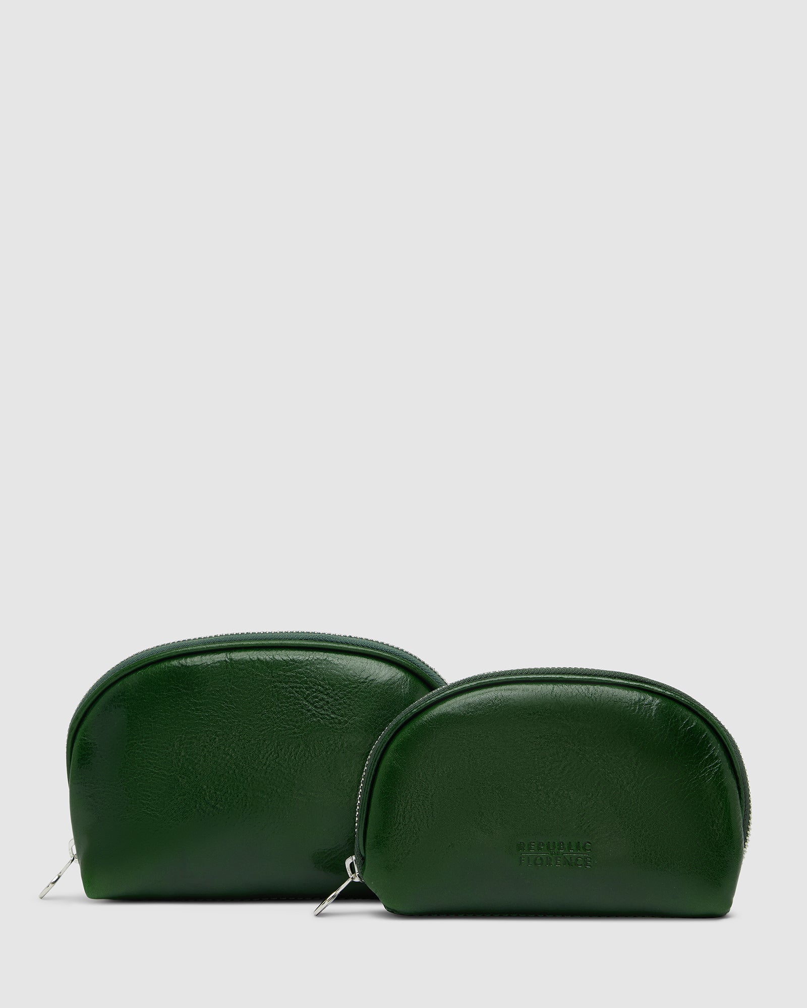 Duo Forest - Leather Pouch Set