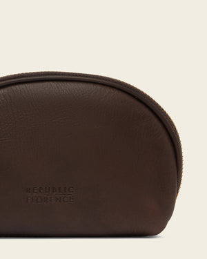 Duo Espresso - Leather Pouch Set