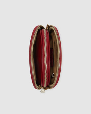 Duo Rosso - Leather Pouch Set