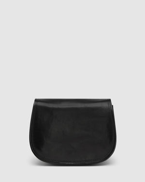 Mia Jet - Leather Crossbody Bag