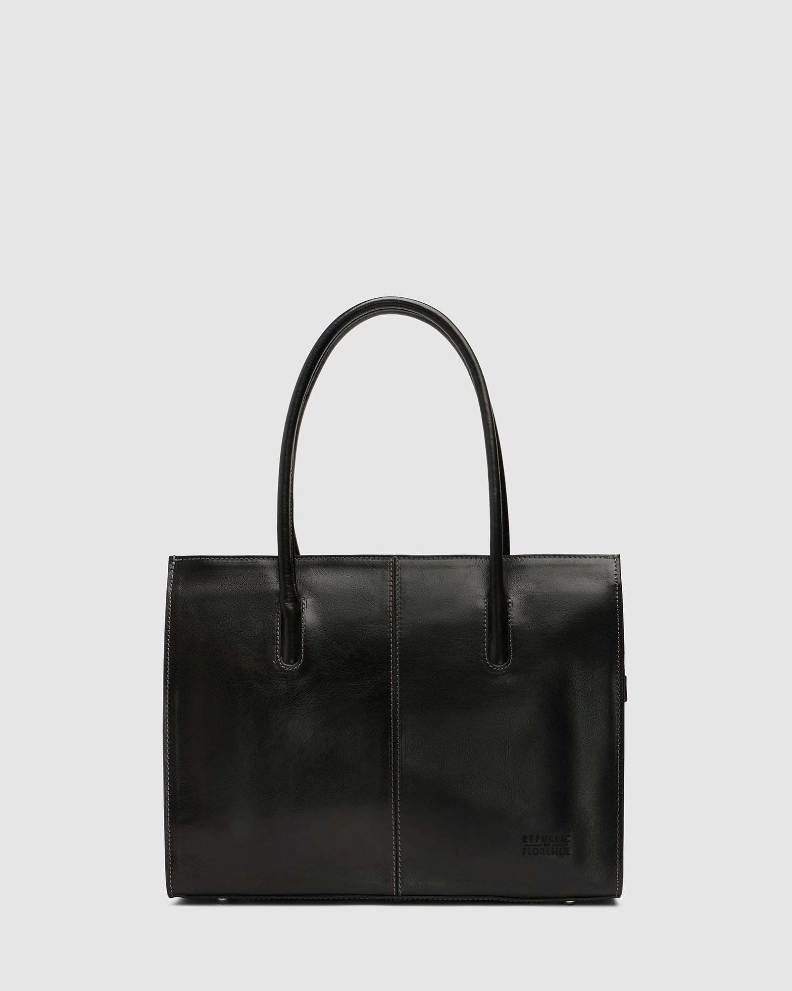 Florence Jet – Leather Work Tote