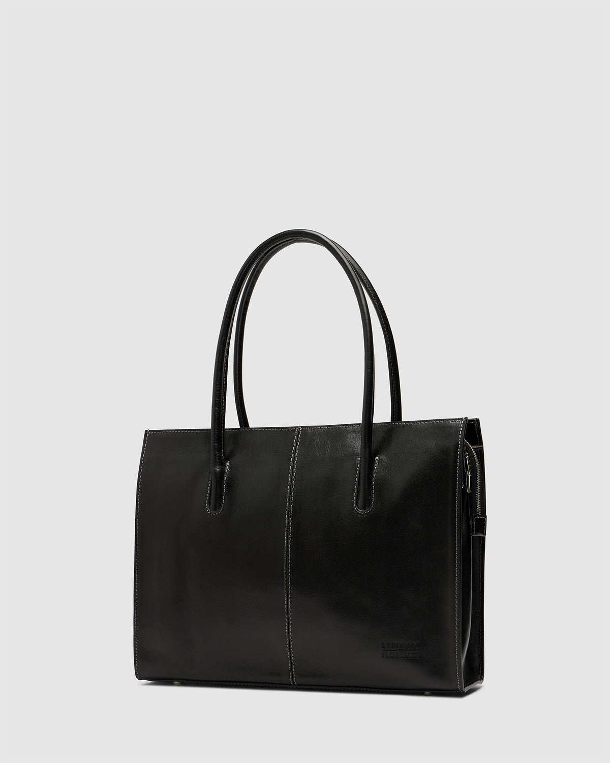 Florence Jet – Leather Work Tote