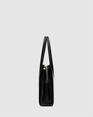 Florence Jet – Leather Work Tote