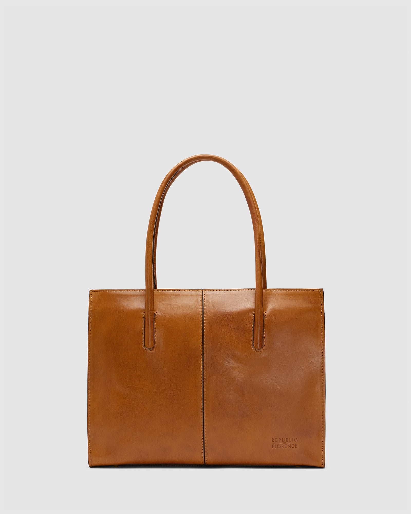 Florence Honey - Leather Work Tote