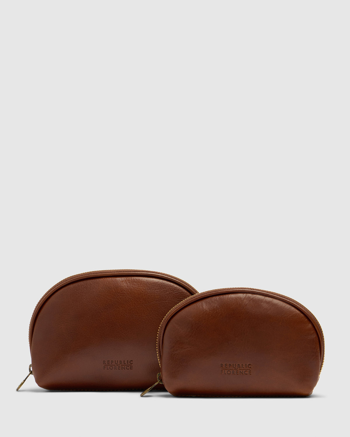 Duo Earth - Leather Pouch Set