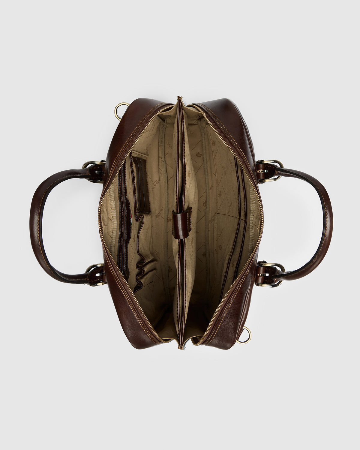 Madrid Terra - 16" Leather Briefcase