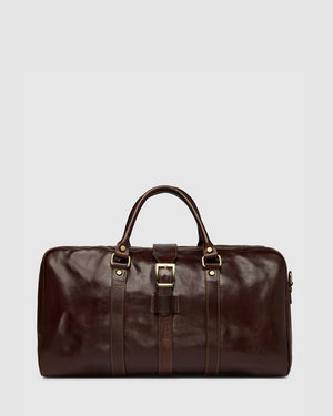 Amerigo Terra - Leather Weekender Bag