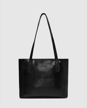 Amelia Jet - Leather Work Tote