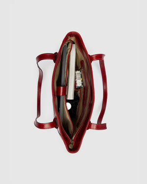 Amelia Rosso - Leather Work Tote