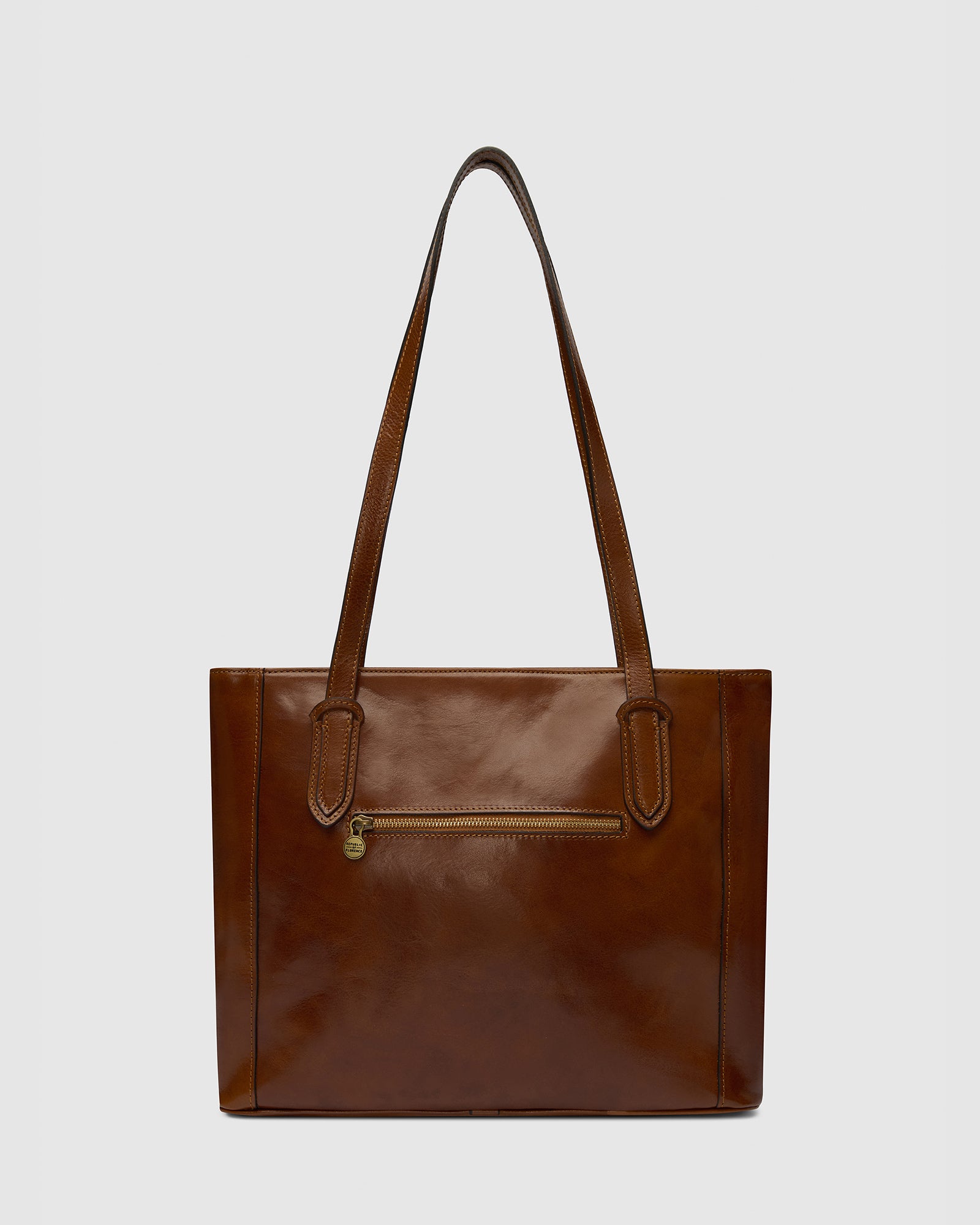 Amelia Honey - Leather Work Tote