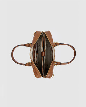 Madrid Burned - 16" Leather Briefcase