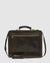 Munich Chocolate - Double Compartment Leather Briefcase