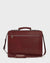 Munich Red - Double Compartment Leather Briefcase