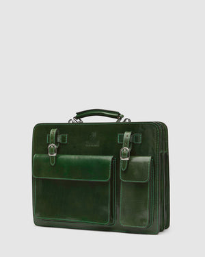 Munich Forest - 16" Double Compartment Briefcase