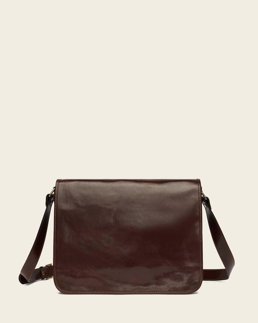 Nero Terra - 15" Leather Messenger Bag
