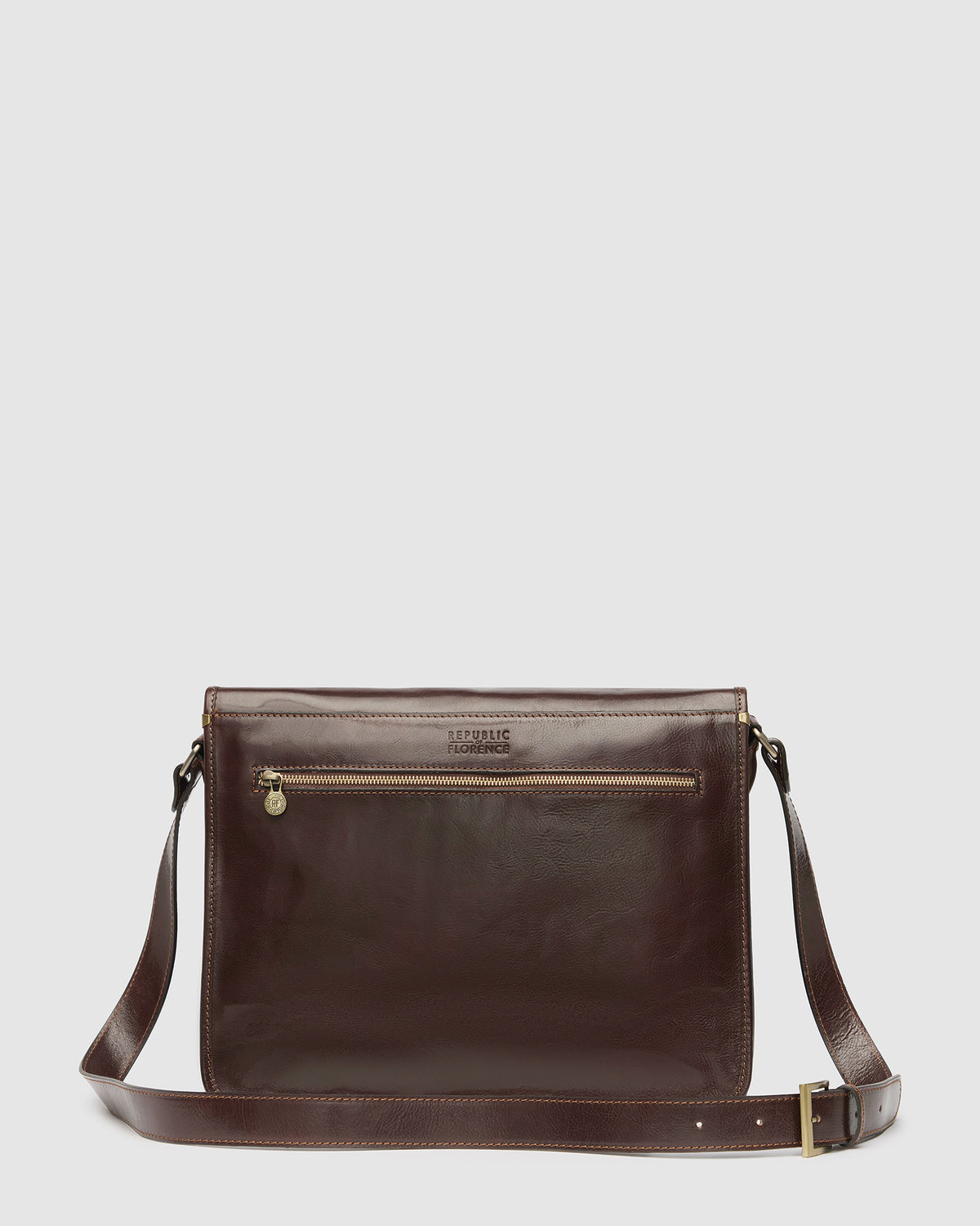 Nero Terra - 15" Leather Messenger Bag