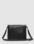 NERO Black - 15" Leather Messenger Bag