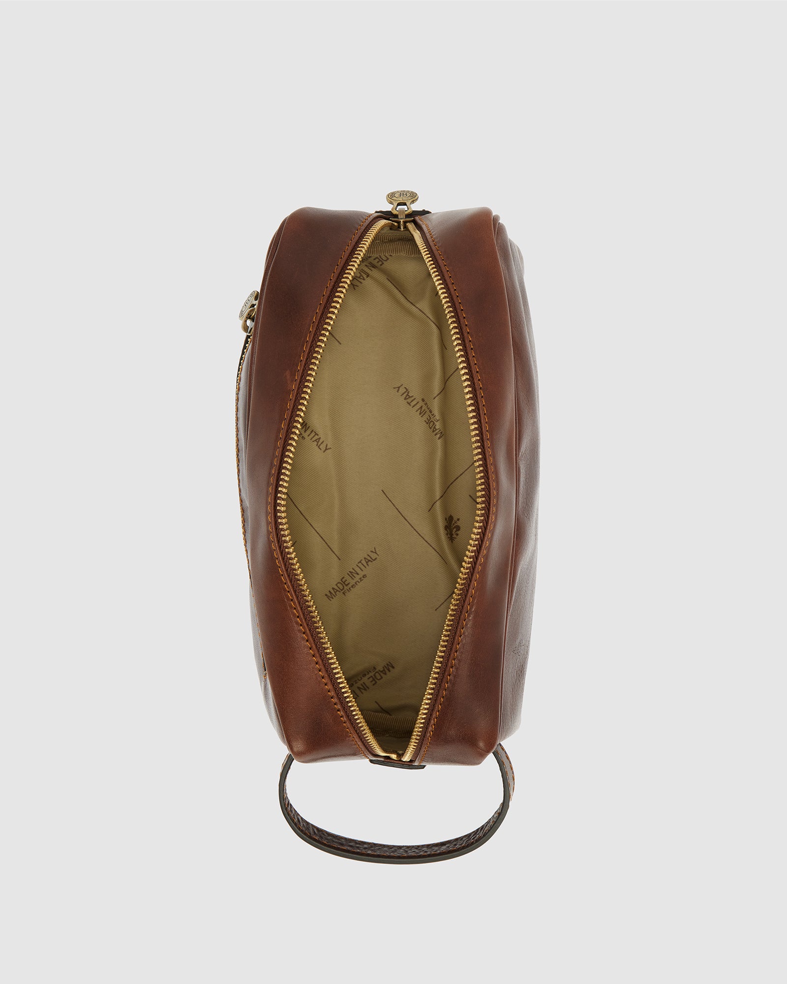 Sette Brown - Leather Dopp Kit