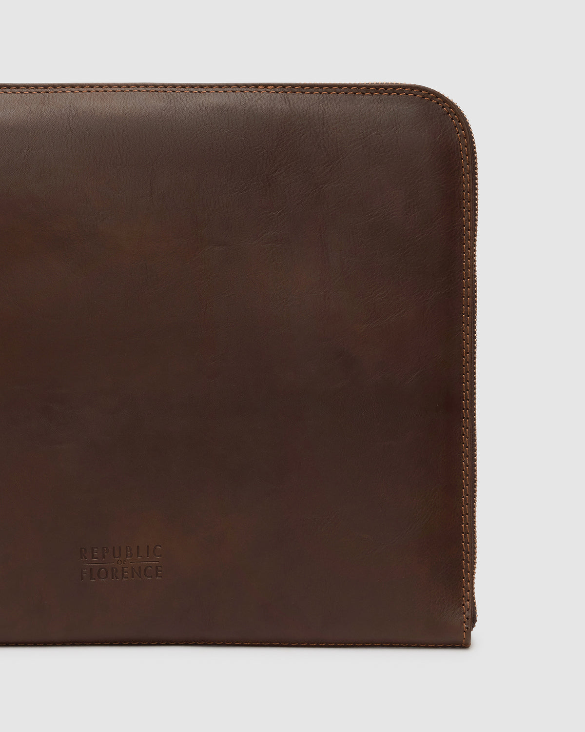 Charta Espresso - Leather Document Holder 13" Laptop